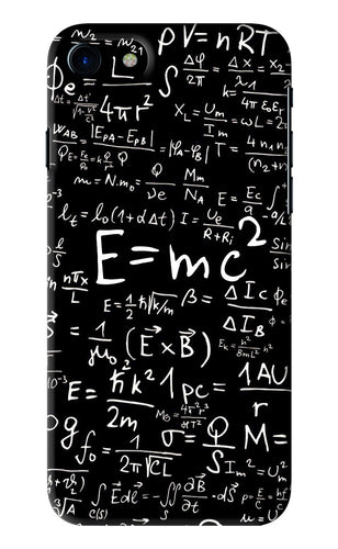 Physics Albert Einstein Formula iPhone 7 Back Skin Wrap
