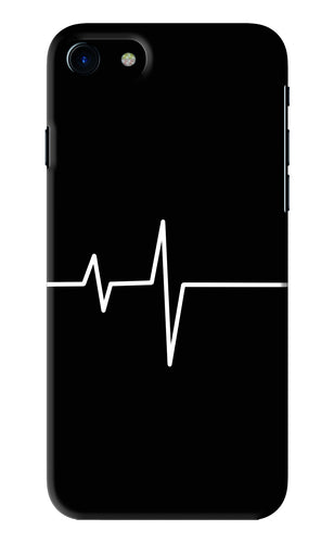 Heart Beats iPhone 7 Back Skin Wrap