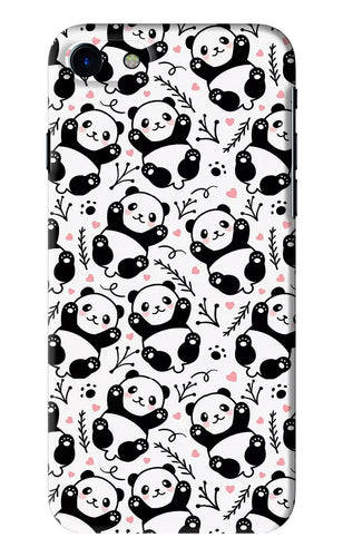 Cute Panda iPhone 7 Back Skin Wrap
