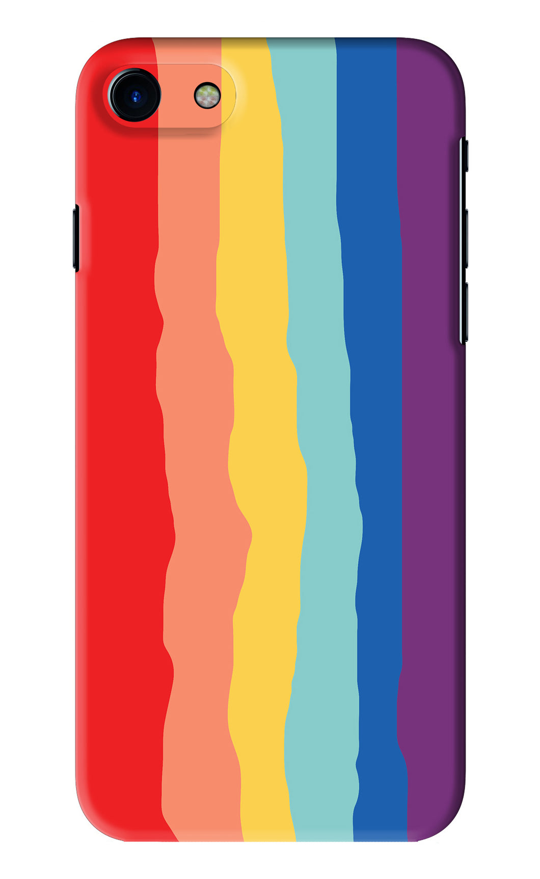 Rainbow iPhone 7 Back Skin Wrap