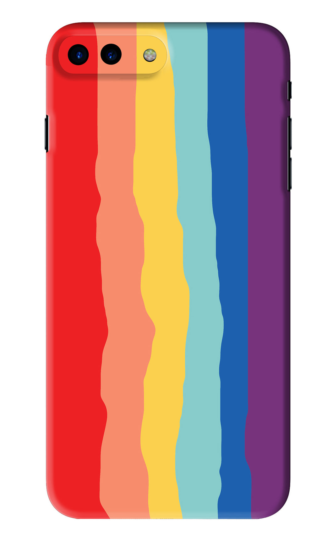 Rainbow iPhone 7 Plus Back Skin Wrap