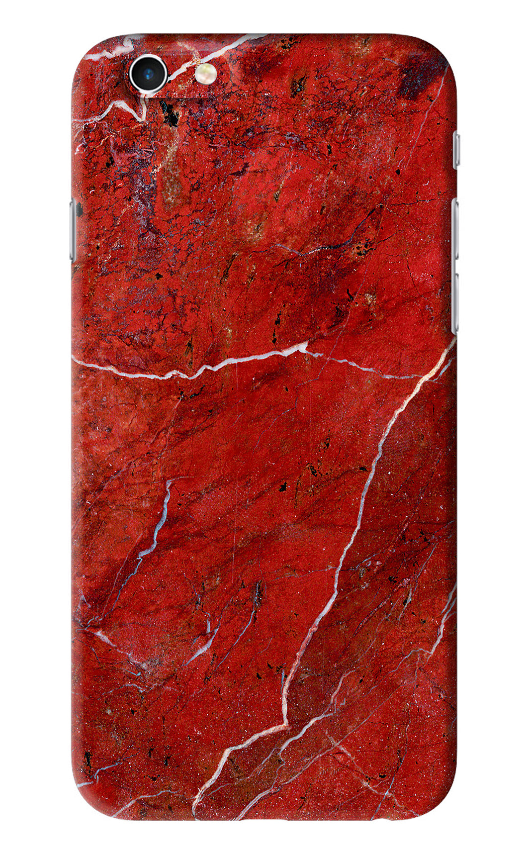 Red Marble Design iPhone 6 Back Skin Wrap
