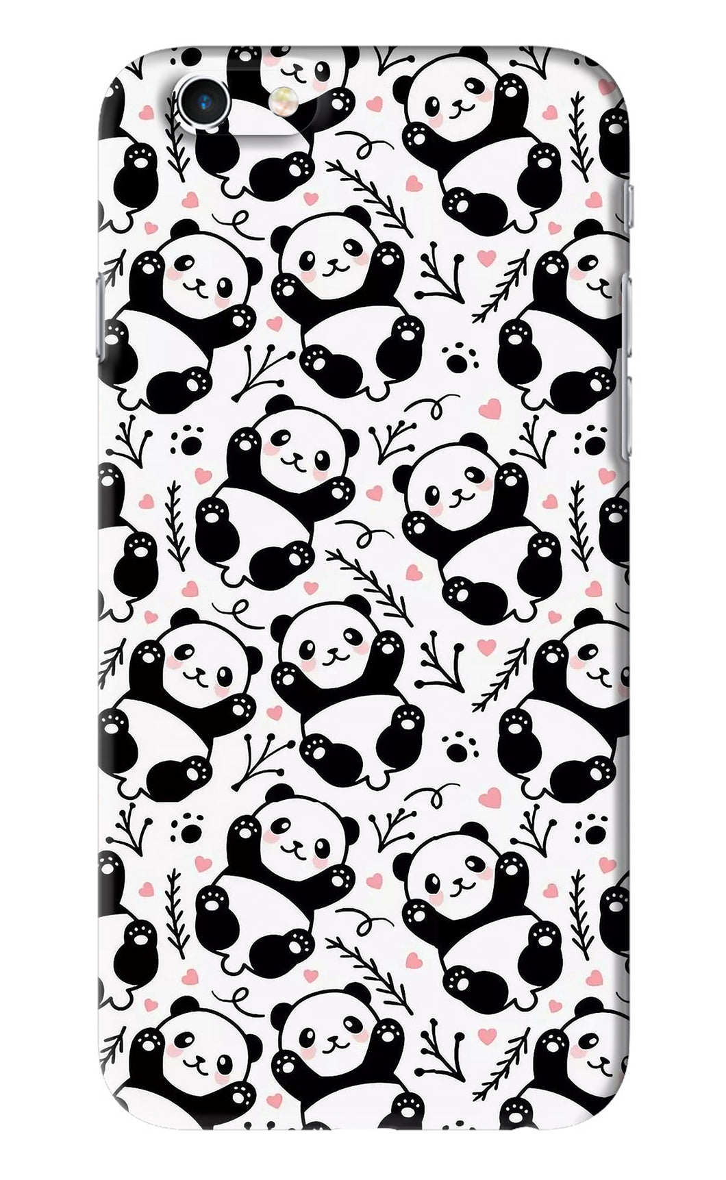 Cute Panda iPhone 6 Back Skin Wrap