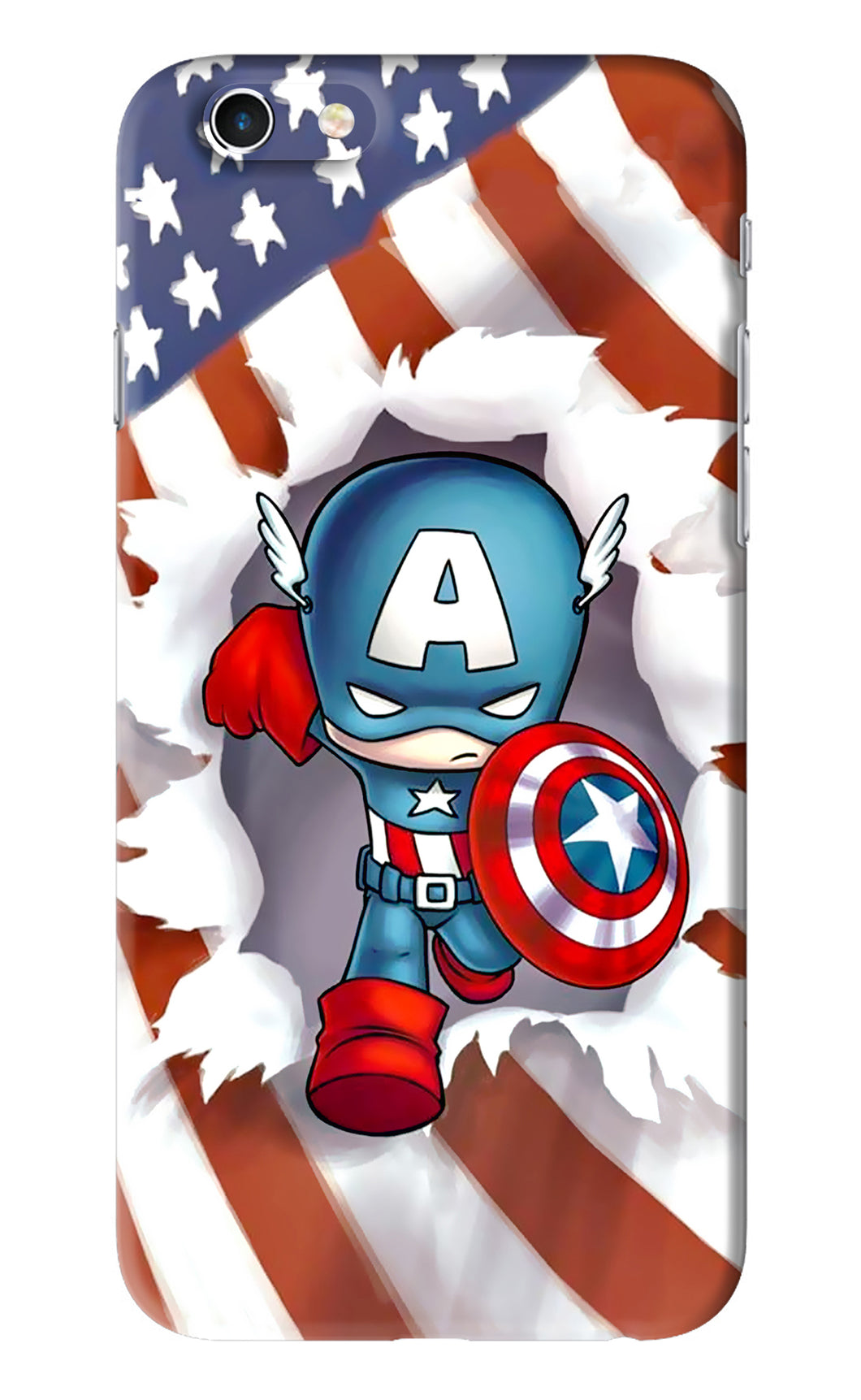 Captain America iPhone 6 Back Skin Wrap