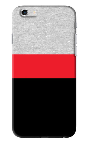 Tri Color Pattern iPhone 6 Back Skin Wrap