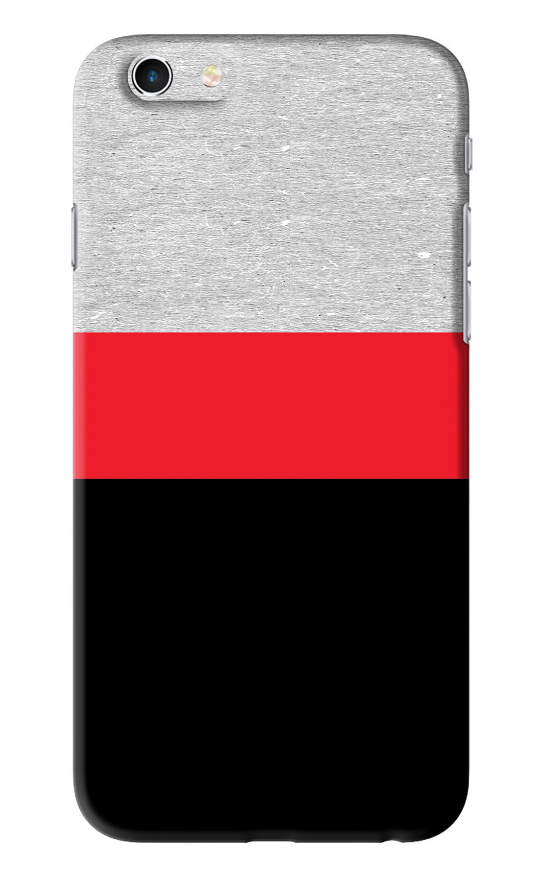 Tri Color Pattern iPhone 6 Back Skin Wrap