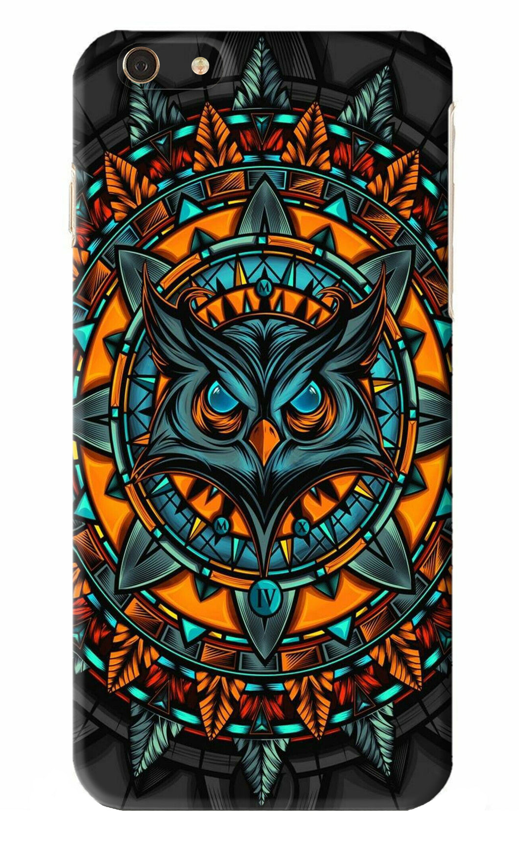 Angry Owl Art iPhone 6 Plus Back Skin Wrap