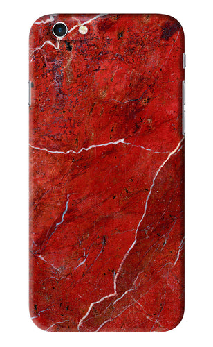 Red Marble Design iPhone 6S Back Skin Wrap