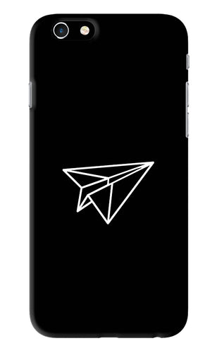 Paper Plane White iPhone 6S Back Skin Wrap