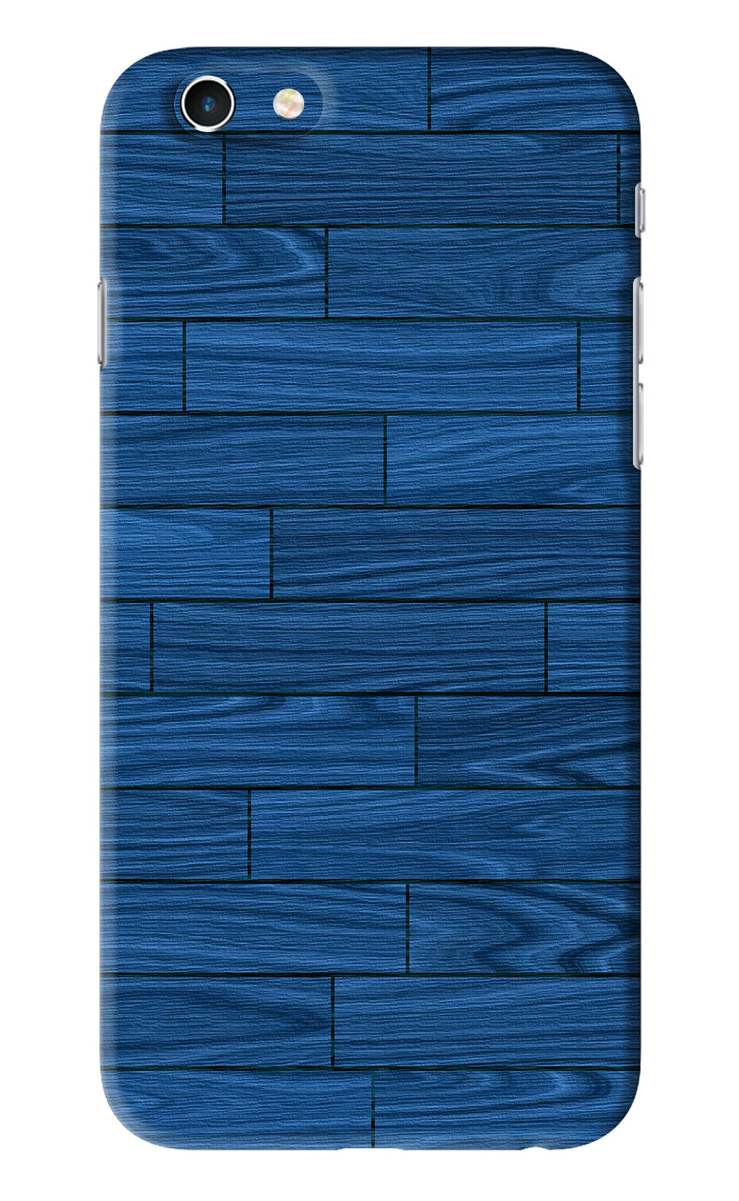 Blue Wooden Texture iPhone 6S Back Skin Wrap