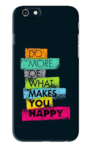 Do More Of What Makes You Happy iPhone 6S Back Skin Wrap