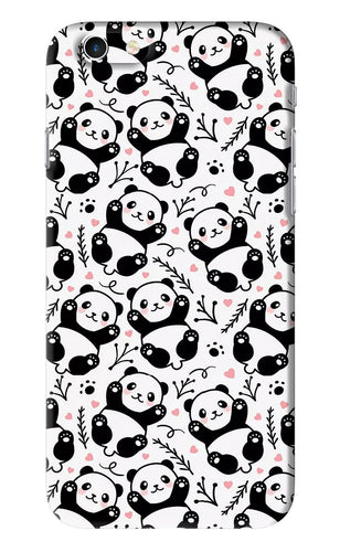 Cute Panda iPhone 6S Back Skin Wrap