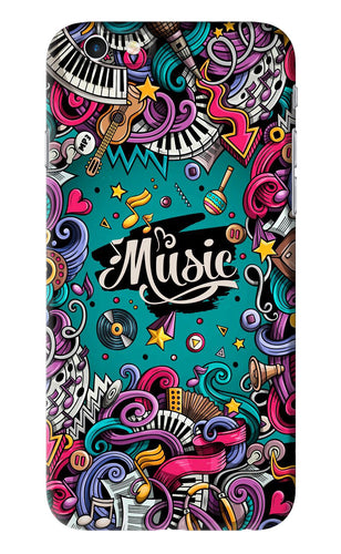 Music Graffiti iPhone 6S Back Skin Wrap