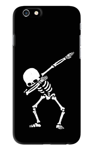 Dabbing Skeleton Art iPhone 6S Back Skin Wrap