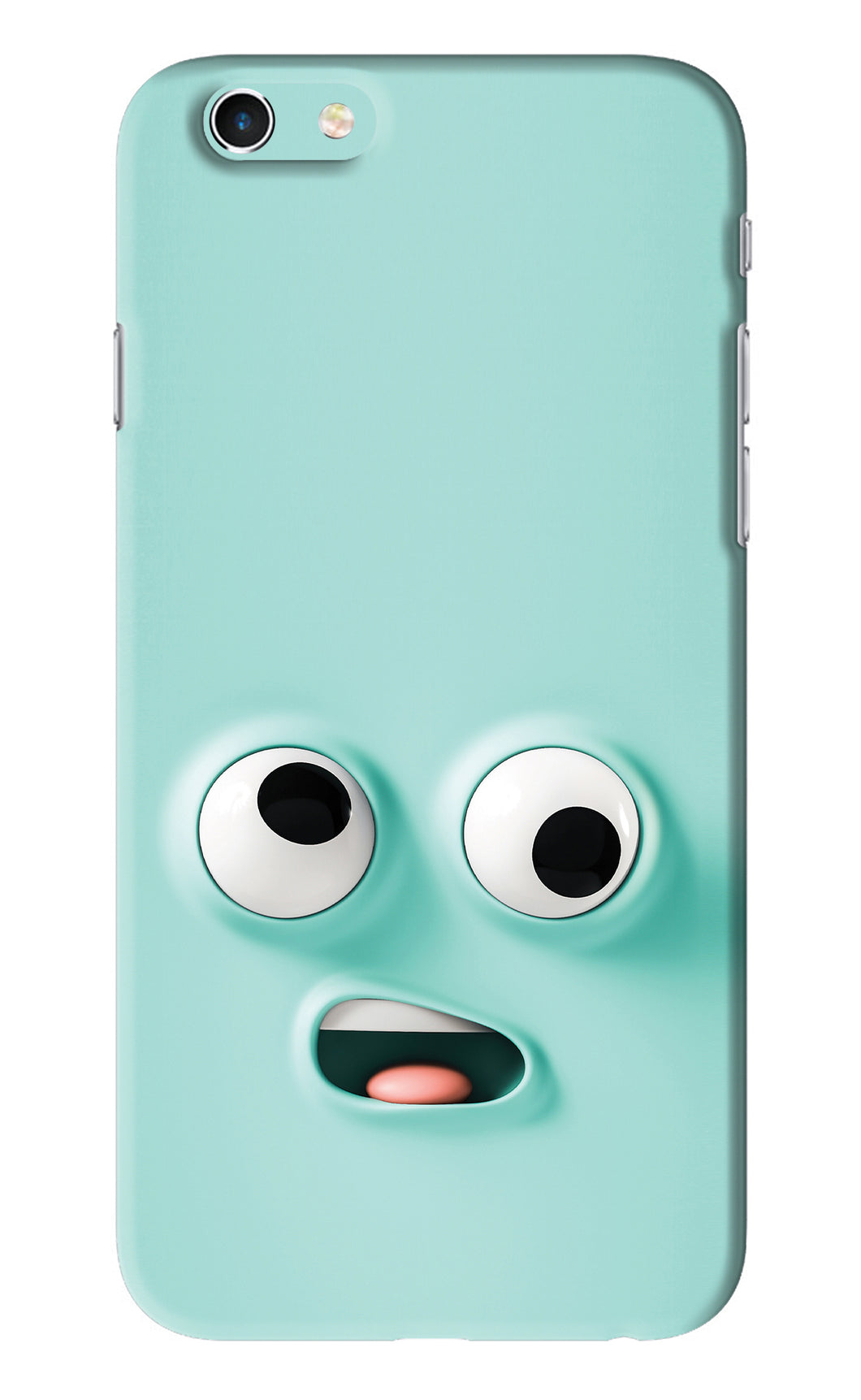 Silly Face Cartoon iPhone 6S Back Skin Wrap