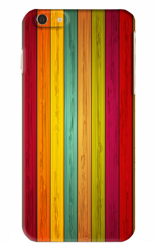 Multicolor Wooden iPhone 6S Plus Back Skin Wrap