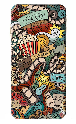 Cinema Abstract iPhone 6S Plus Back Skin Wrap