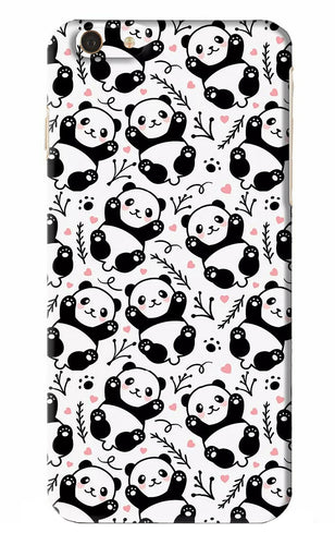 Cute Panda iPhone 6S Plus Back Skin Wrap