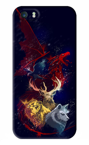 Game Of Thrones iPhone 5 Back Skin Wrap