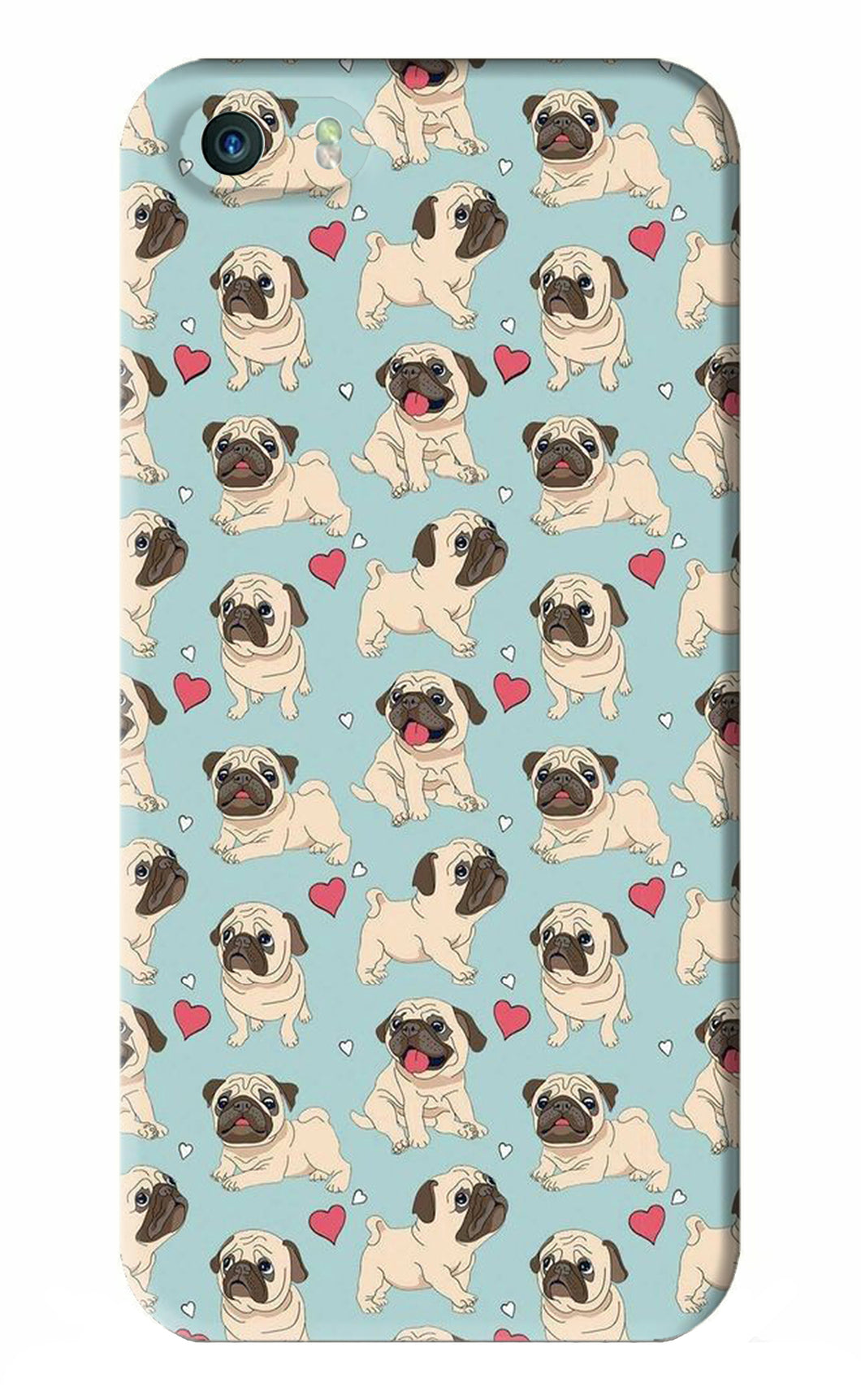 Pug Dog iPhone 5 Back Skin Wrap