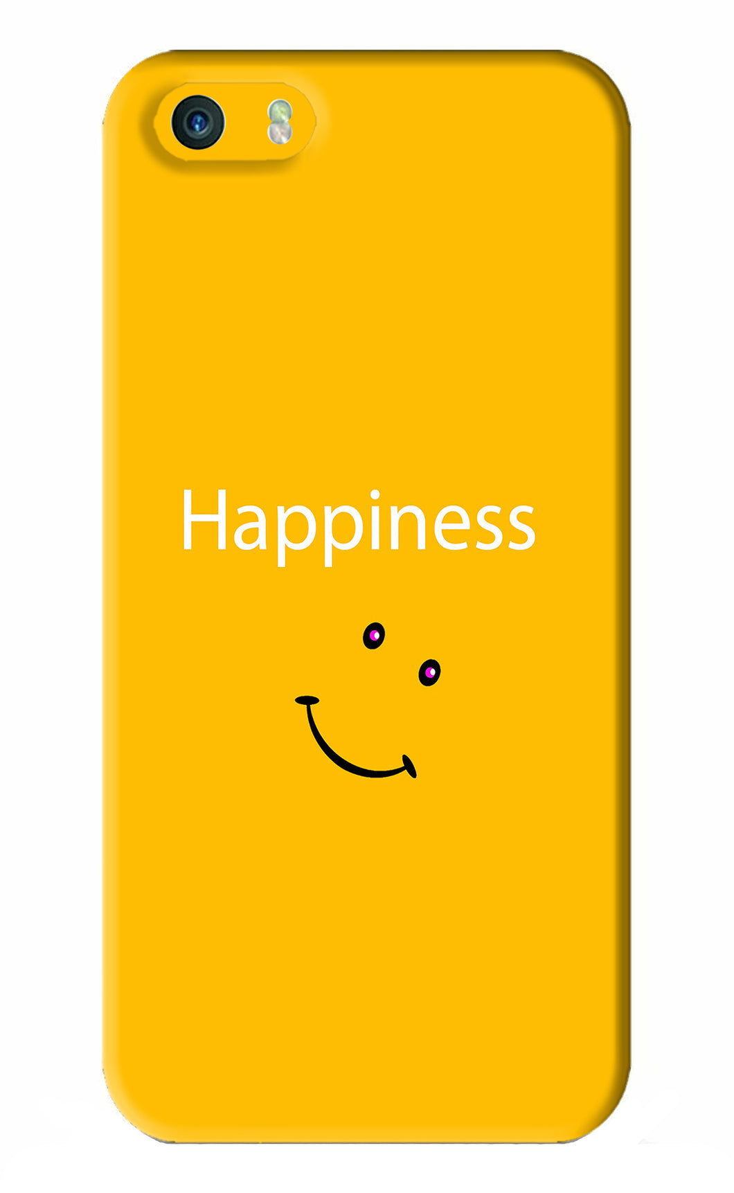 Happiness With Smiley iPhone 5S Back Skin Wrap