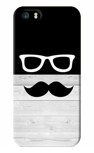 Mustache iPhone 5S Back Skin Wrap