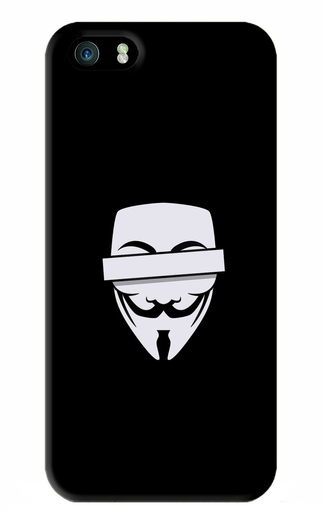 Anonymous Face iPhone 5S Back Skin Wrap
