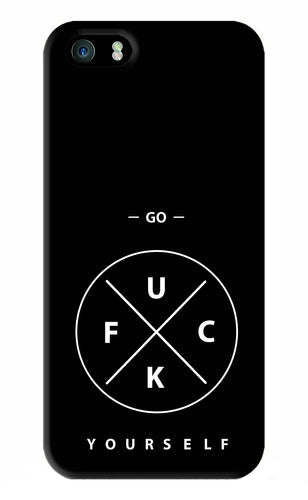 Go Fuck Yourself iPhone 5S Back Skin Wrap