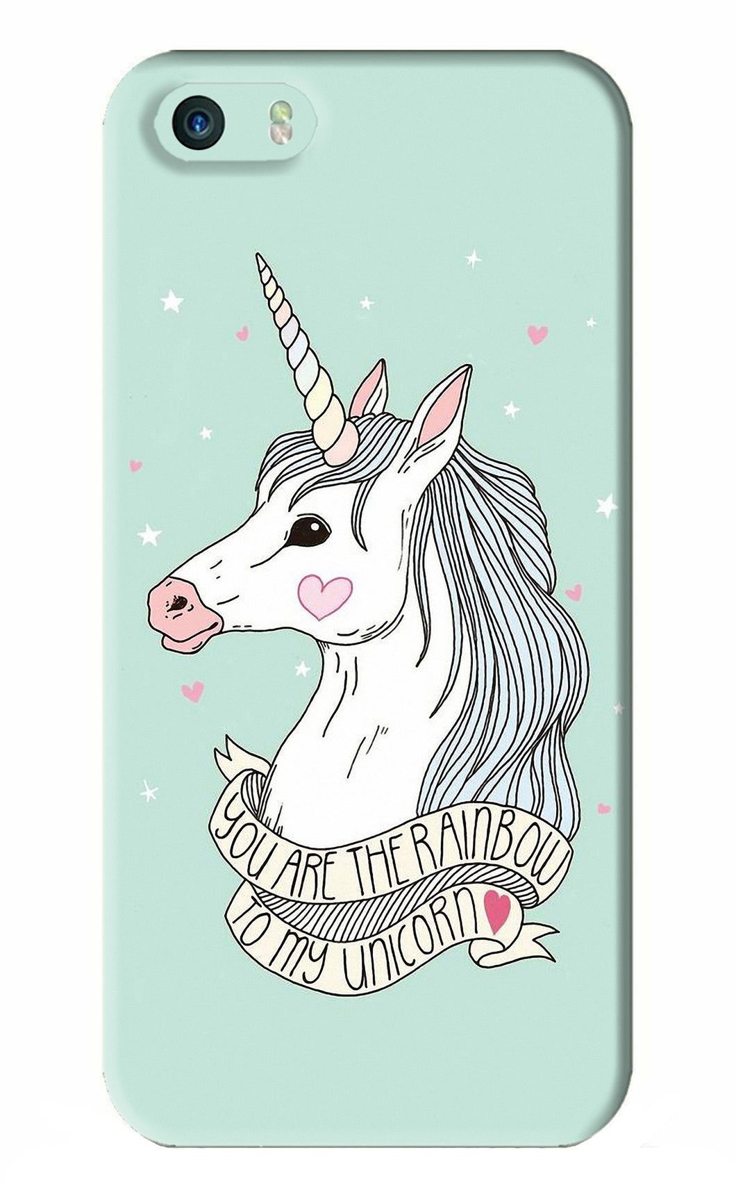 Unicorn Wallpaper iPhone 5S Back Skin Wrap