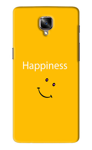 Happiness With Smiley OnePlus 3 Back Skin Wrap