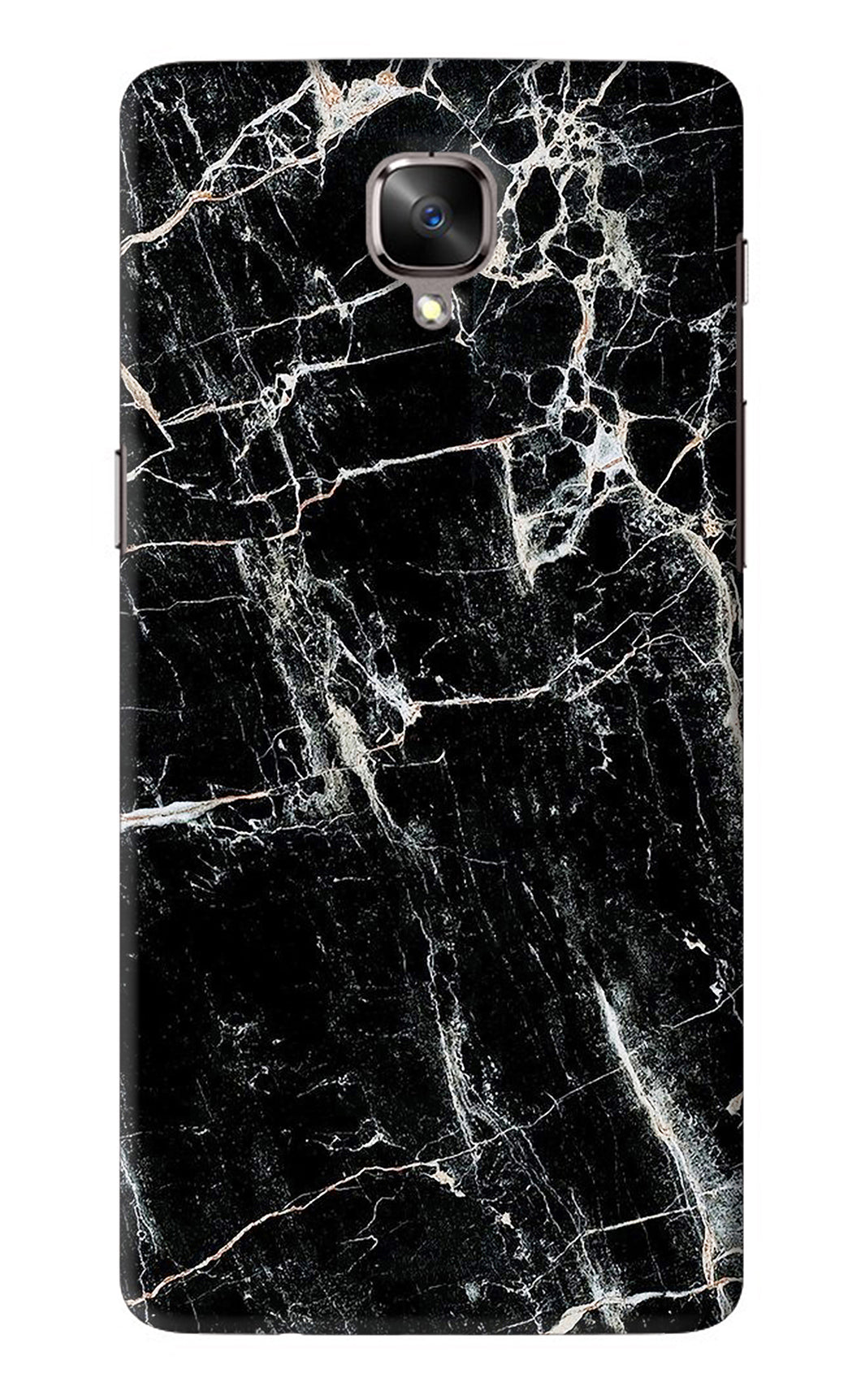 Black Marble Texture 1 OnePlus 3 Back Skin Wrap