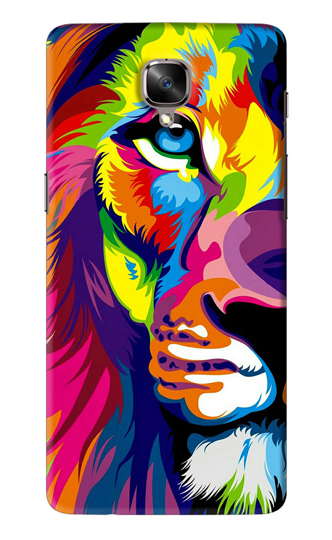 Lion Half Face OnePlus 3 Back Skin Wrap