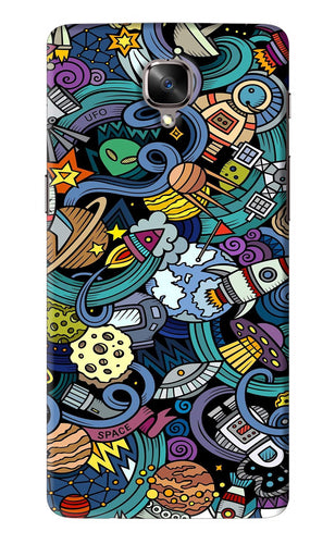 Space Abstract OnePlus 3 Back Skin Wrap