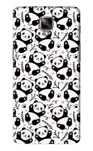 Cute Panda OnePlus 3 Back Skin Wrap