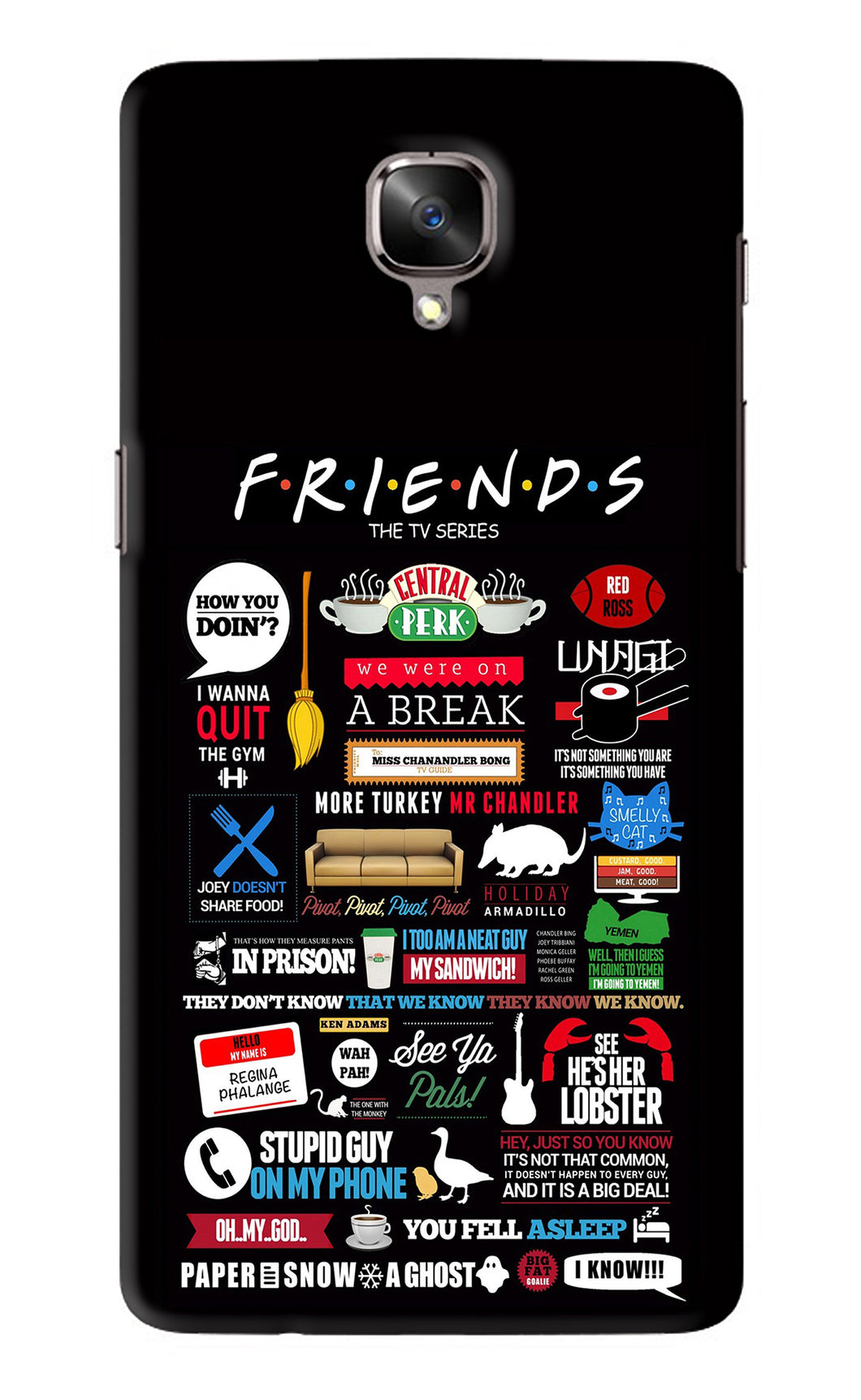 FRIENDS OnePlus 3 Back Skin Wrap