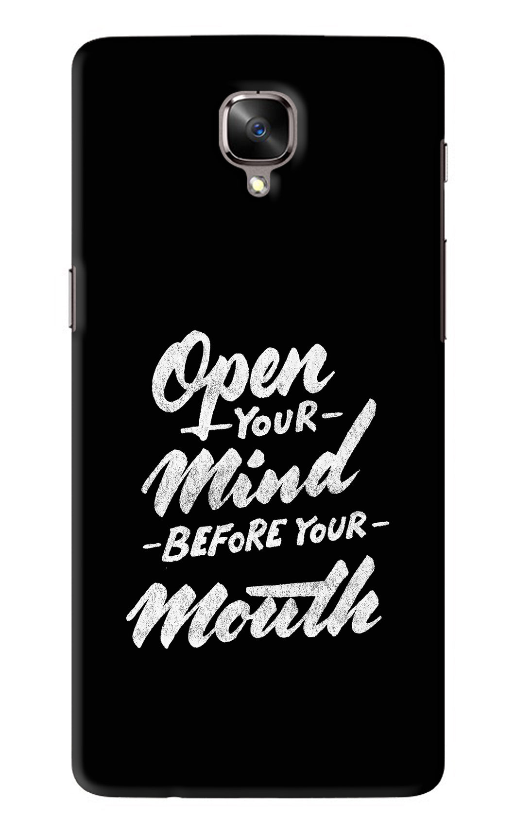 Open Your Mind Before Your Mouth OnePlus 3 Back Skin Wrap