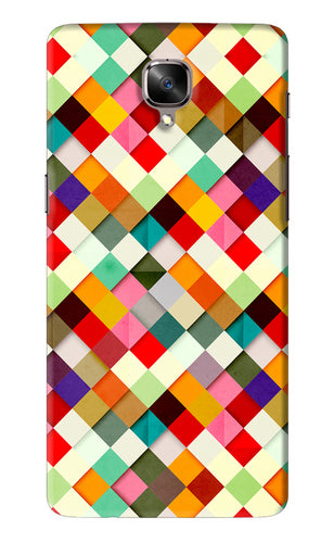 Geometric Abstract Colorful OnePlus 3 Back Skin Wrap