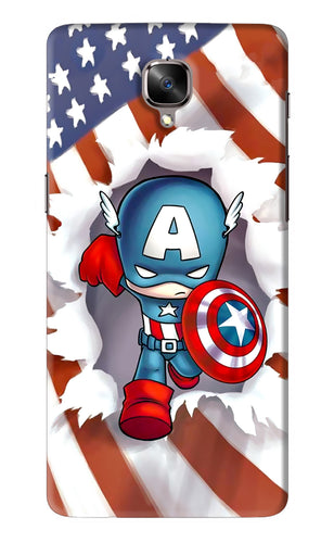 Captain America OnePlus 3 Back Skin Wrap