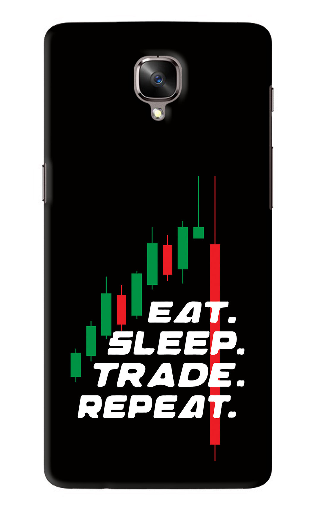 Eat Sleep Trade Repeat OnePlus 3 Back Skin Wrap