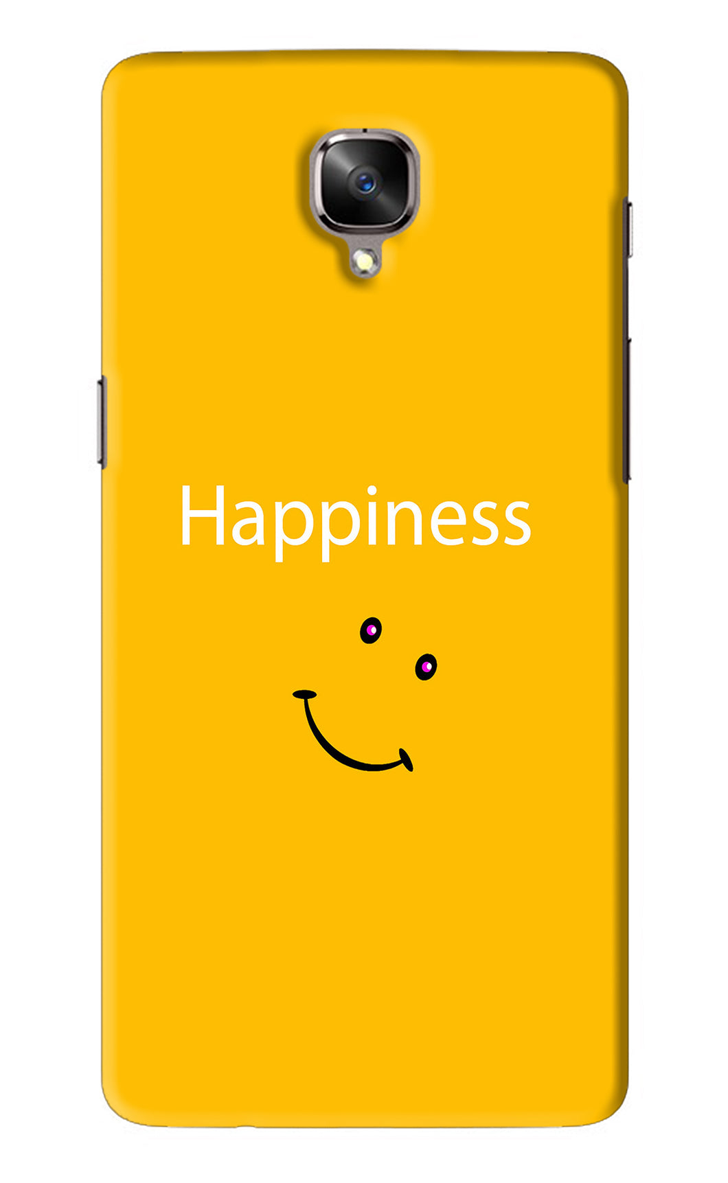 Happiness With Smiley OnePlus 3T Back Skin Wrap