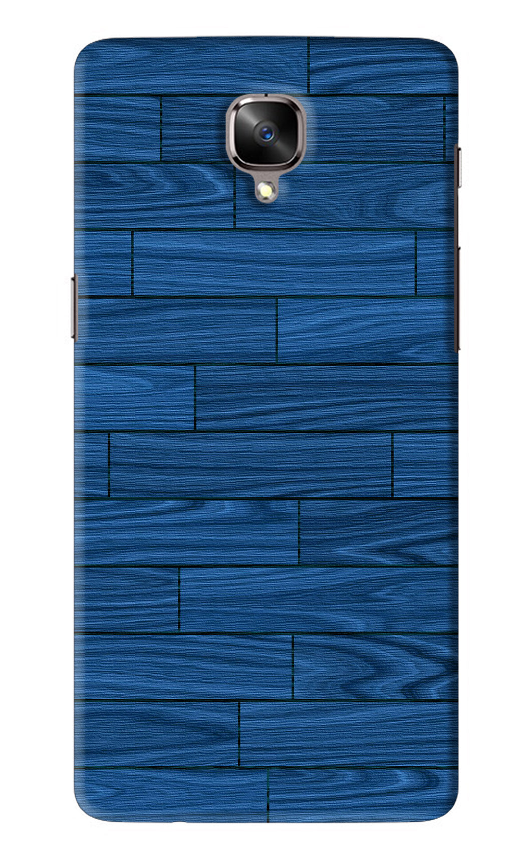Blue Wooden Texture OnePlus 3T Back Skin Wrap
