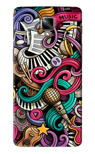 Music Abstract OnePlus 3T Back Skin Wrap