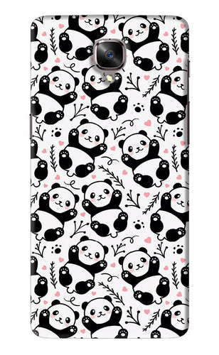 Cute Panda OnePlus 3T Back Skin Wrap