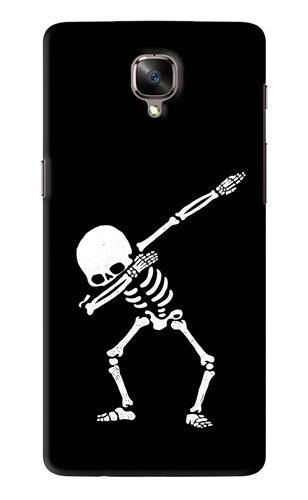Dabbing Skeleton Art OnePlus 3T Back Skin Wrap