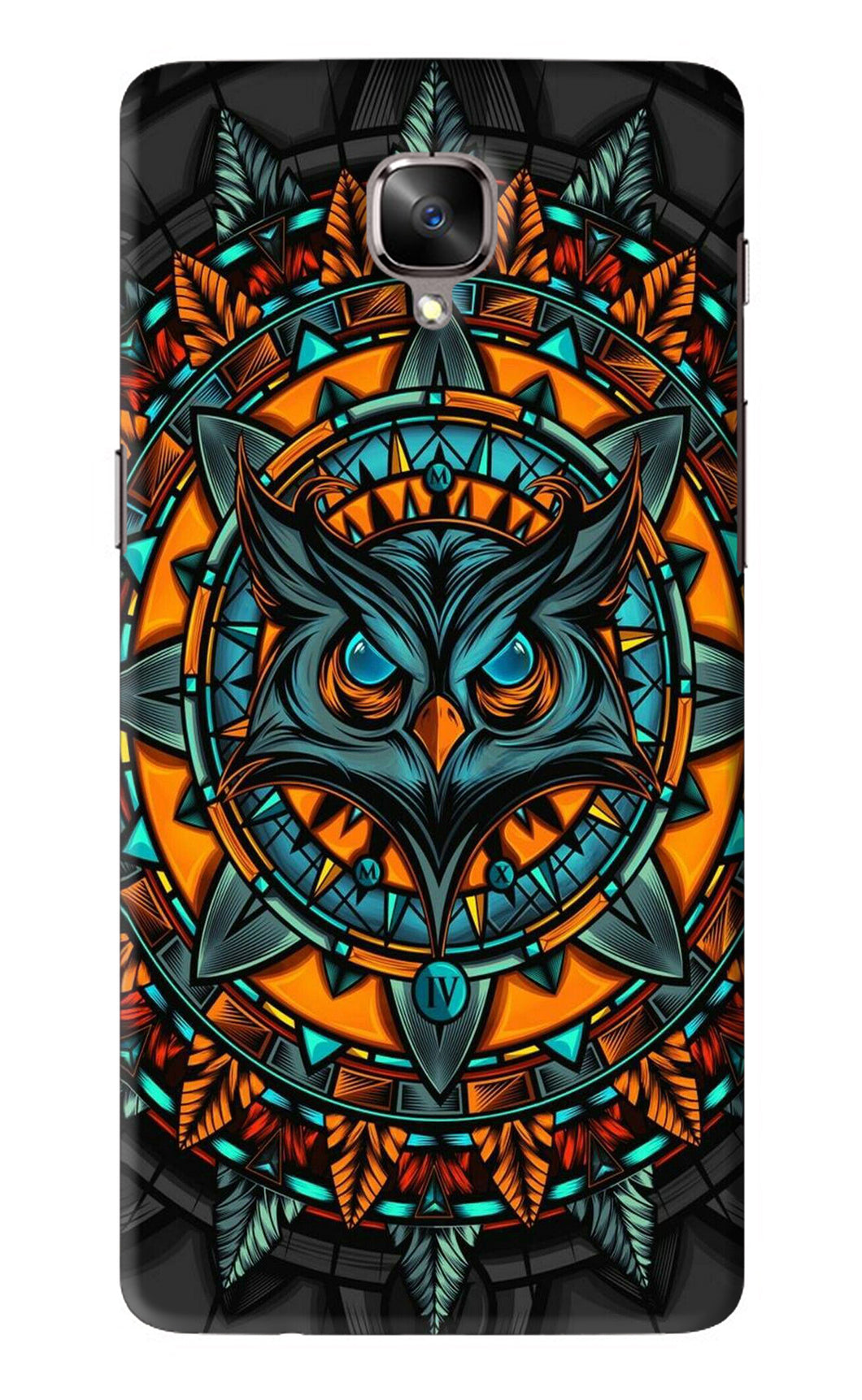 Angry Owl Art OnePlus 3T Back Skin Wrap