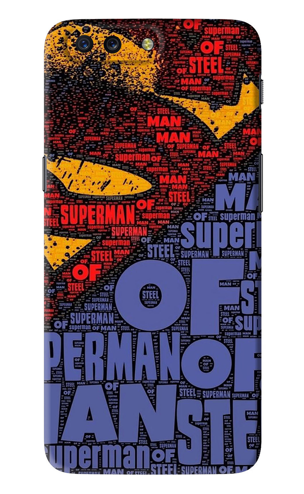 Superman OnePlus 5 Back Skin Wrap