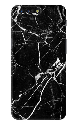 Black Marble Texture 2 OnePlus 5 Back Skin Wrap