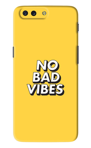 No Bad Vibes OnePlus 5 Back Skin Wrap
