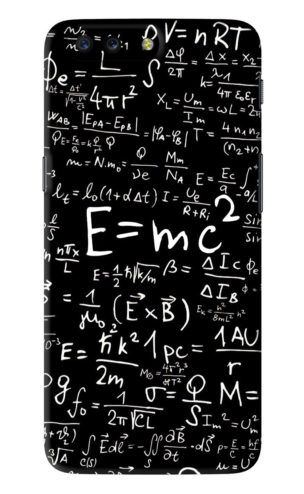 Physics Albert Einstein Formula OnePlus 5 Back Skin Wrap