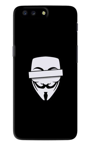 Anonymous Face OnePlus 5 Back Skin Wrap